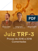 Juiz TRF 3 Provas de 2016 e 2018 Comentadas