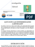 Trabajo de Investigación Enfermedad Laboral