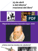 23 de Abril "Día Del Idioma "Día Internacional Del Libro"