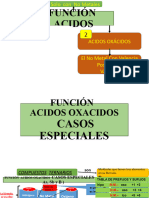 Función Ac. Oxacidos Casos Especiales