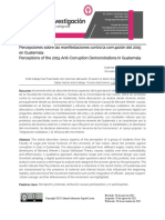 Percepciones Sobre Las Manifestaciones Contra La C