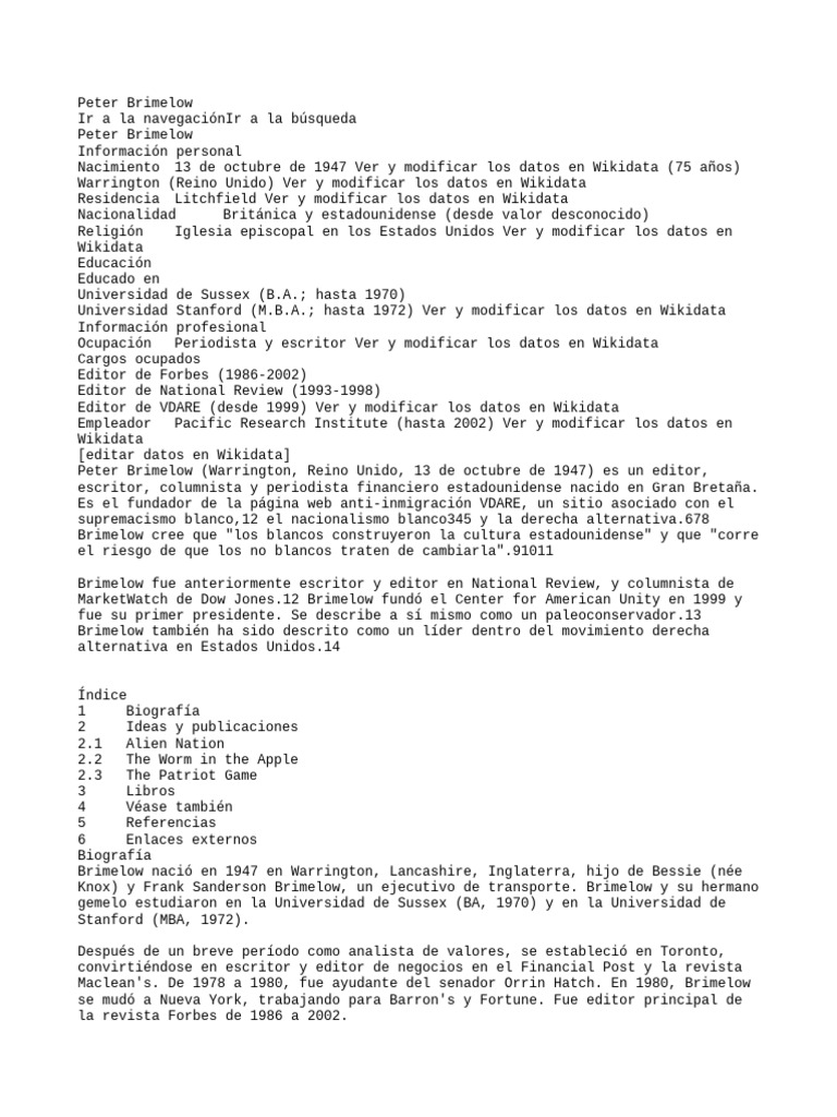Peter brimelow pdf