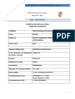 Planificacion Residencia Pedagogica Cs Sagradas 2023