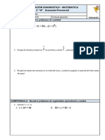 Evaluación Diagnóstica 2° A