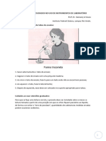 Cuidados e Boas Práticas No Manuseio de Vidrarias