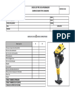 Check List Preoperacional de Apisonador o Compactador Tipo Canguro 1