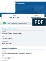 Valor Data: Comprovante de Pix Enviado