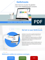 Brochure de Présentation GeSchools