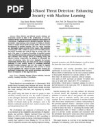 A Review of AI Based Threat Detection Enhancing Network Security With Machine Learning