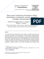 Kanagaretnam Et Al 2007 Does Good Corporate Governance Reduce