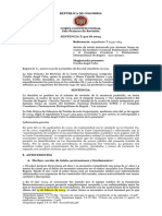 República de Colombia: Aclaración Previa