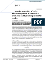 Poroelastic Properties of Rocks With A Comparison of Theoretical Estimates and Typical Experimental Results