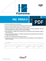 Caderno de Questoes Prova 2 Famema 2024