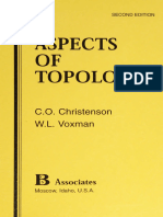 Aspects of Topology - Christenson, Charles O Voxman, William L - 1998