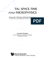 Fractal Space-Time and Microphysics Towards a Theory of -- Nottale, Laurent -- 1993