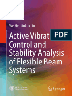 Active Vibration Control and Stability Analysis of Flexible Beam Systems