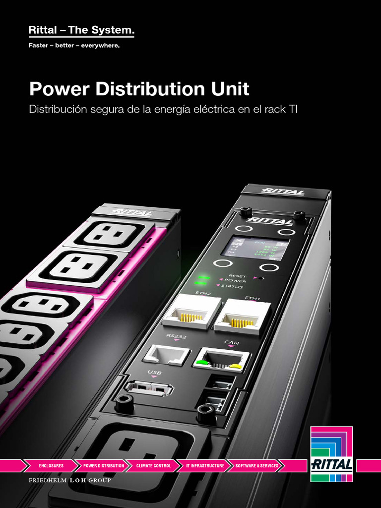 Rittal_Power_Distribution_Unit_-_Distribución_segura_de_l_5_5225 | PDF ...