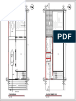 Planta Primer Piso Planta Baja: Esc. 1:100 Esc. 1:100