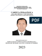 Carpeta Pedagogica Samuel 2023