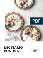 Recetario Postres