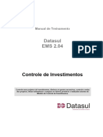 70 - Controle Investimentos - 204 - Manual Treinamento