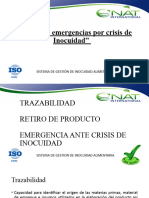 Crisis Por Riesgo de Inocuidad