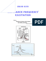 Resonance Frequency Excitation: Ákos Kun