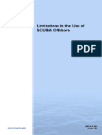 IMCA D033 Limitations in The Use of Scuba Offshore