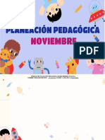 Planeador Pedagógico - Noviembre 2022.