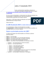 LDB Atualizada e Comentada 2023 Resumida