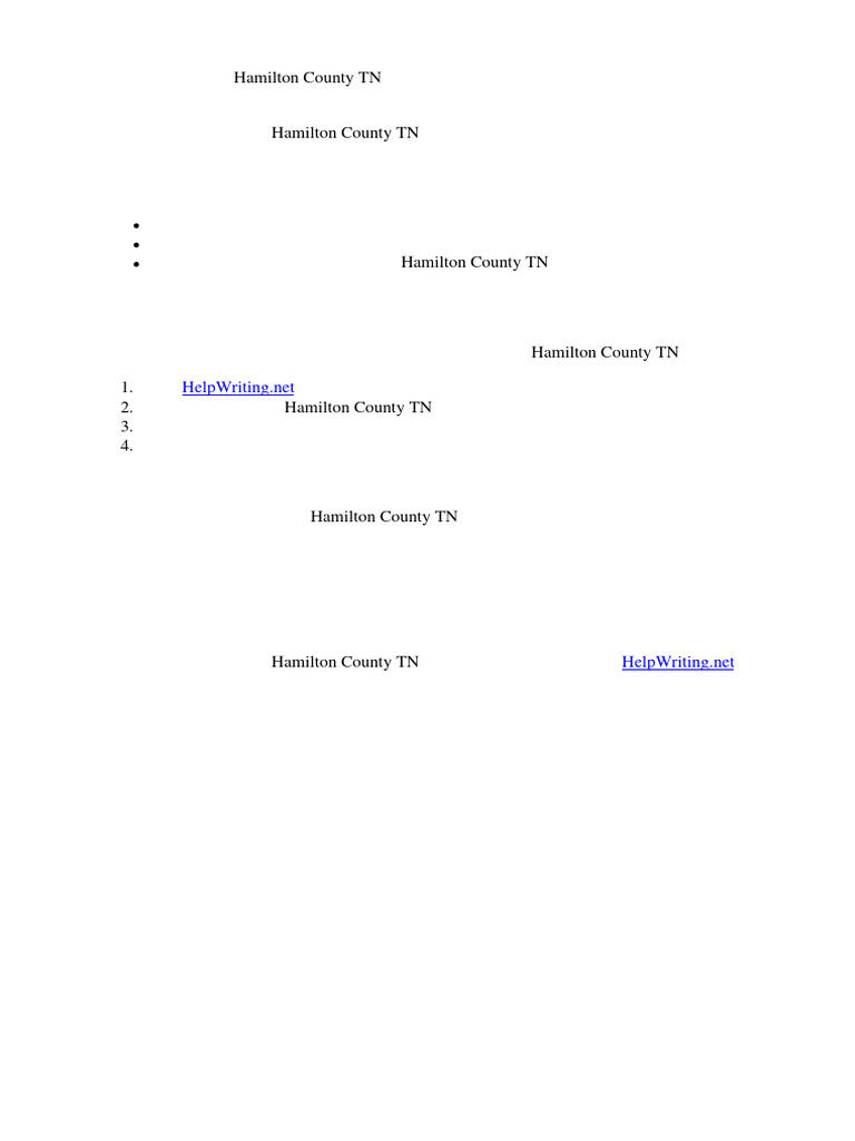 Hamilton County TN Booking Reports PDF Common Law Criminal Justice