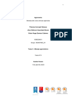 Tarea 3 - Manejo Agronómico - Introducción A Las Ciencias Agrícolas.