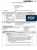 Sesión de Aprenizaje P.S. 11-03 Como Nos Sentimos 1er Día de Clases