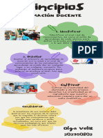 Infografía Principios Formacion Docente