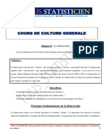 Statisti: Cours de Culture Generale