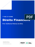 Direito Financeiro - PDF de Conteúdo 38º Exame