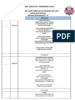 HORARIO - CLASES - VIRTUALES - 7mo - EGB - A - MIÉRCOLES 24