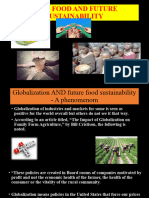 CH 10 Food and Future Sustainability Globalization of Food