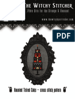 Haunted Tiered Cake - Cross Stitch Pattern - The Witchy Stitcher