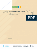 Word 2013 Nivel 1 - Módulo 2 - Teoría 2022 Completa