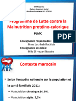 Programme de Lutte Contre La Malnutrition Protéino-Calorique