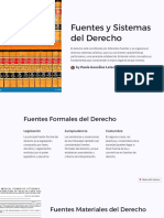 Fuentes y Sistemas Del Derecho: by Paola González Letechipía