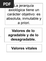 Escala de Valores Max Scheler | PDF