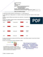 TALLER 1. - Flujo DE INFORMACION GENETICA 10° BIOLOGIA