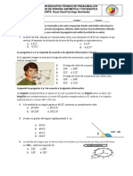 Examen de Periodo I Decimo Trigonometria 2024