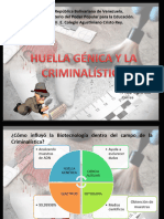 Huella Génica y La Criminalística