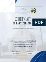 Certificate of Participation SJAP Dagyop