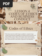 Codes of Ethics and Business Conduct