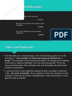 Classical Ethical Philosophies: An Introduction