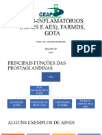 Anti-Inflamatórios (Aines E Aes), Farmds, Gota: Prof. Me. Ivagner Ferreira Macapá-Ap 2022
